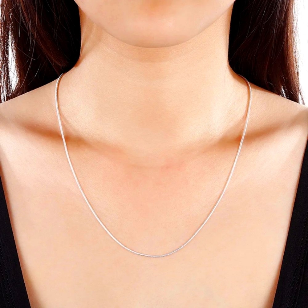 18" Sterling Silver Snake Chain